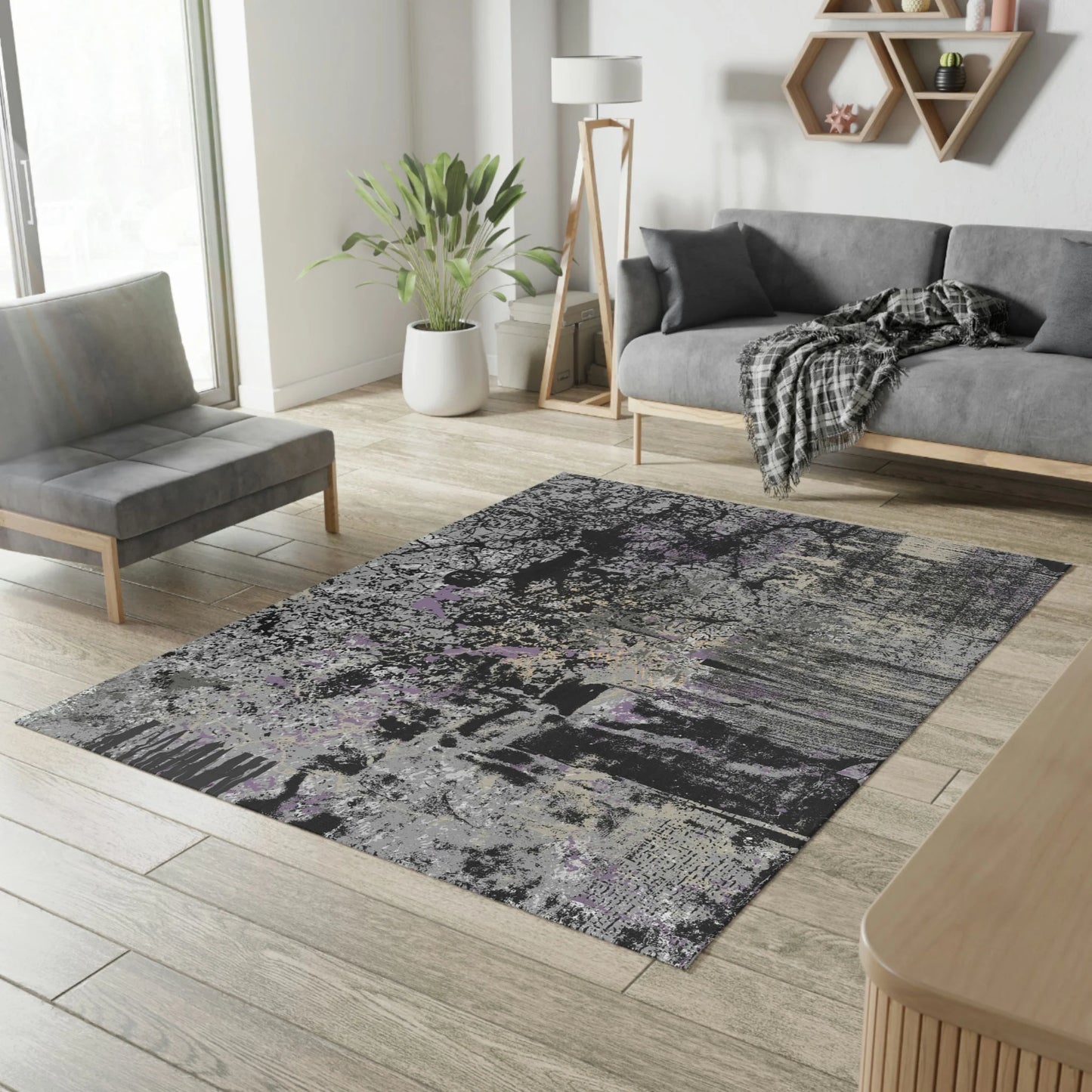Area Rug Rectangular LILAC - Minimal by QN