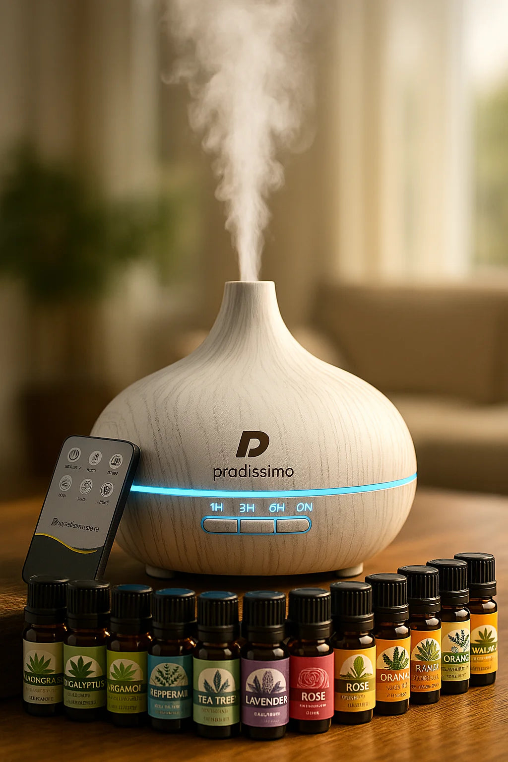 Aromatherapy Diffuser +10 Free Essential Oils