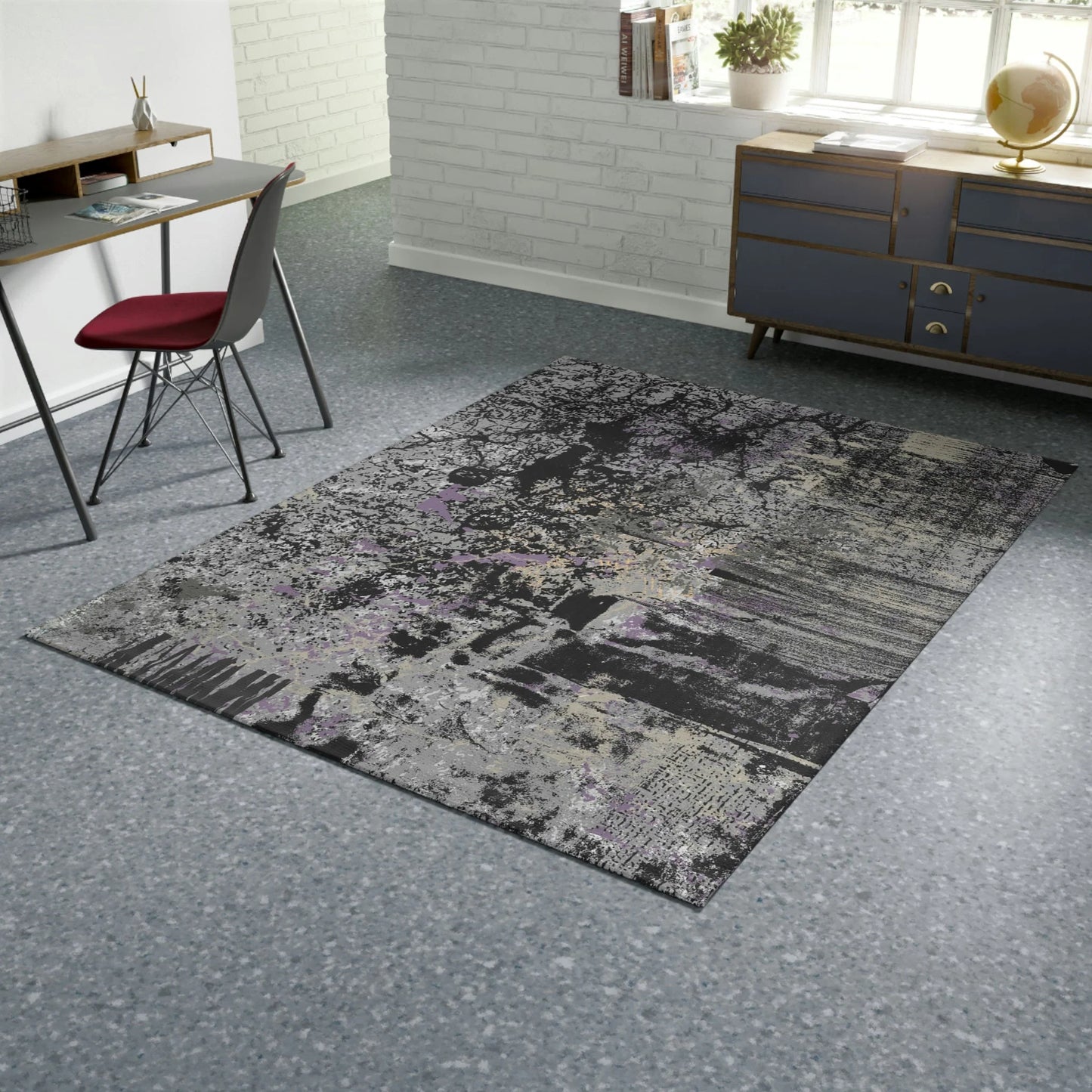 Area Rug Rectangular LILAC - Minimal by QN