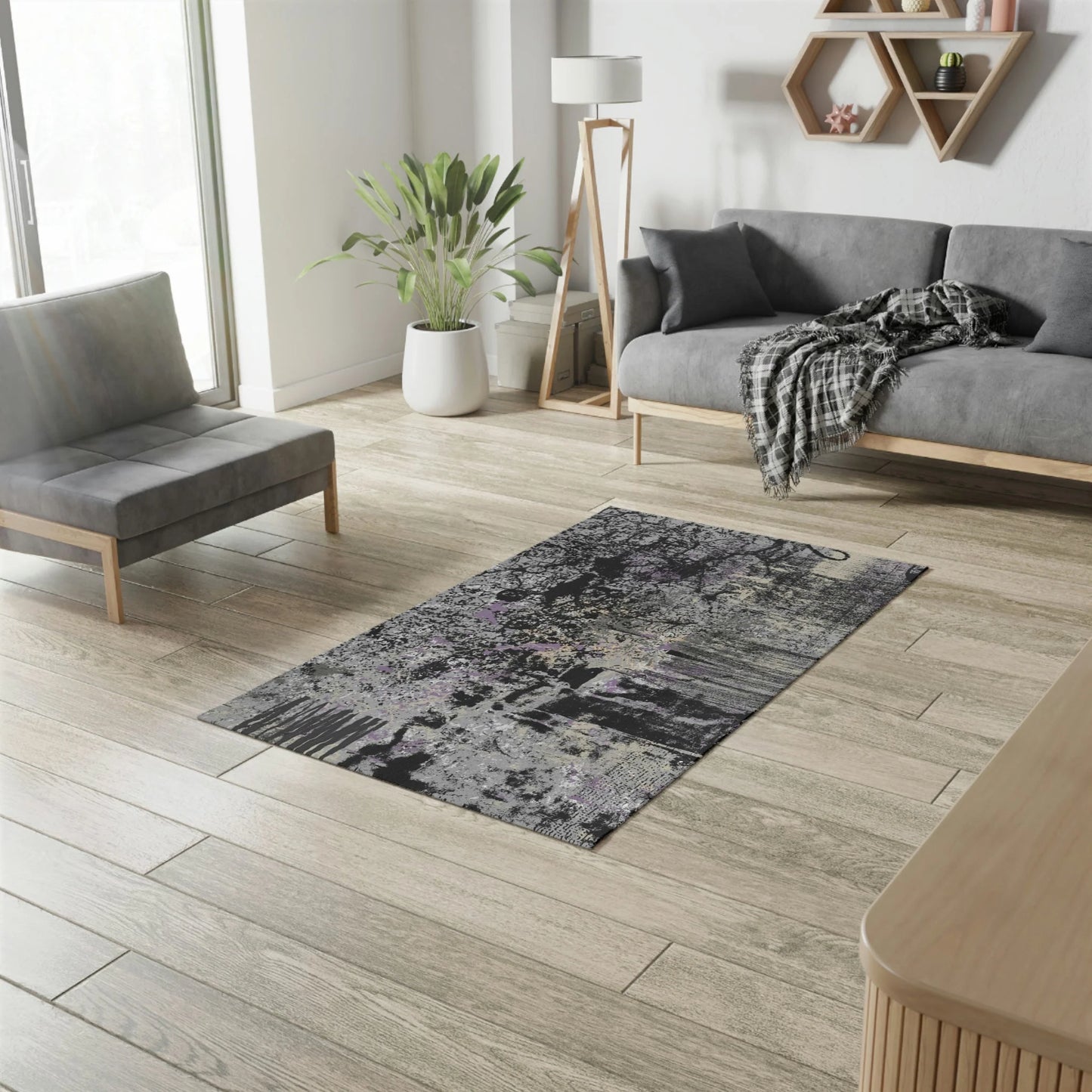 Area Rug Rectangular LILAC - Minimal by QN