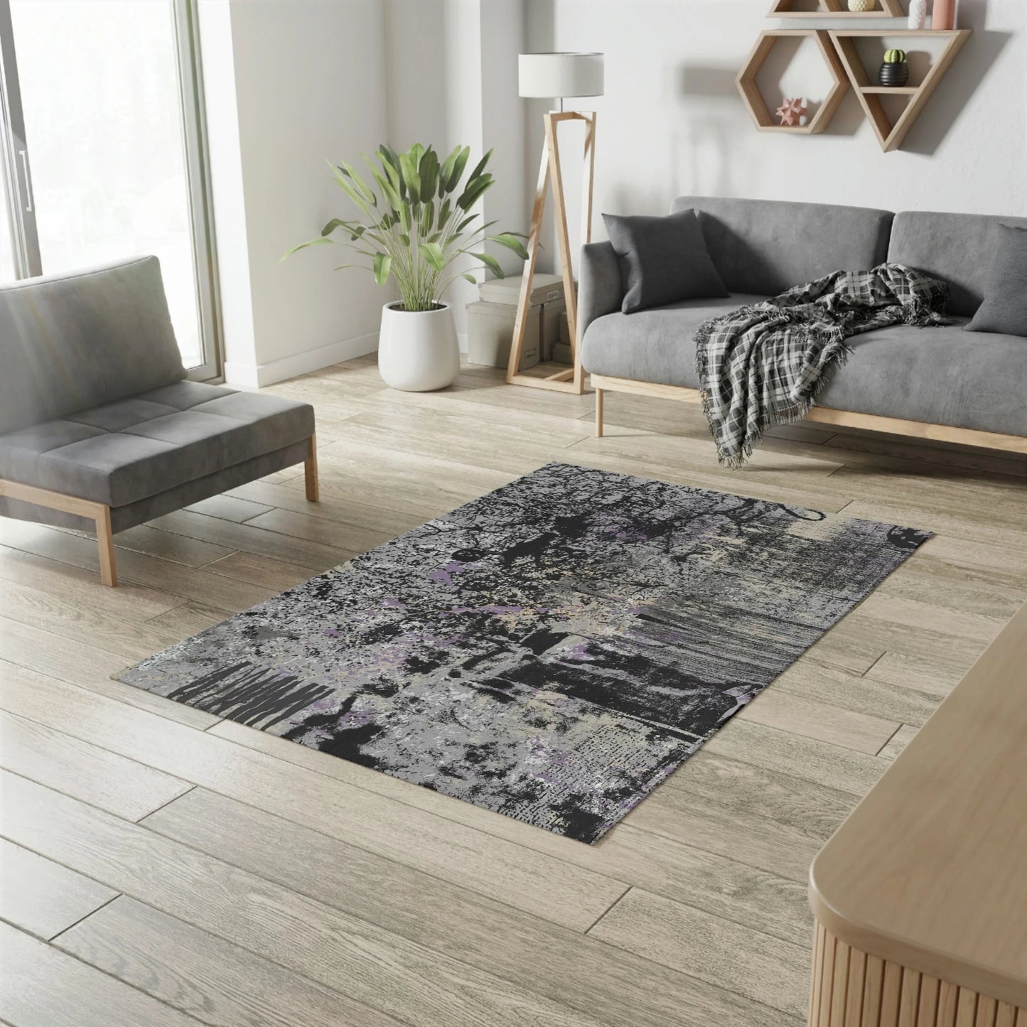 Area Rug Rectangular LILAC - Minimal by QN