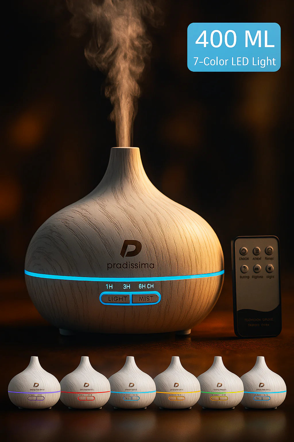 Aromatherapy Diffuser +10 Free Essential Oils