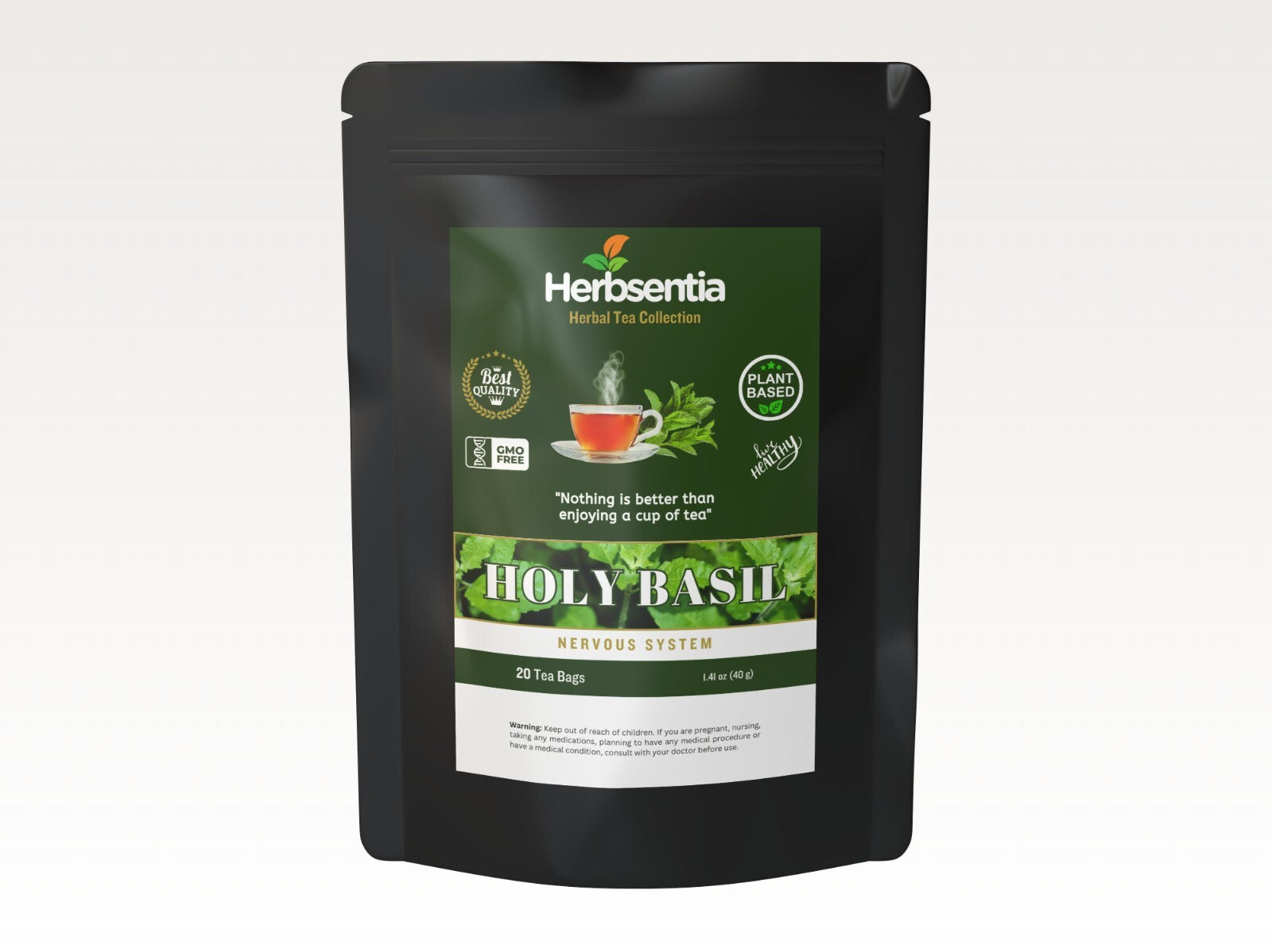 Holy Basil "Tulsi" Tea - Mental Clarity and Focus
