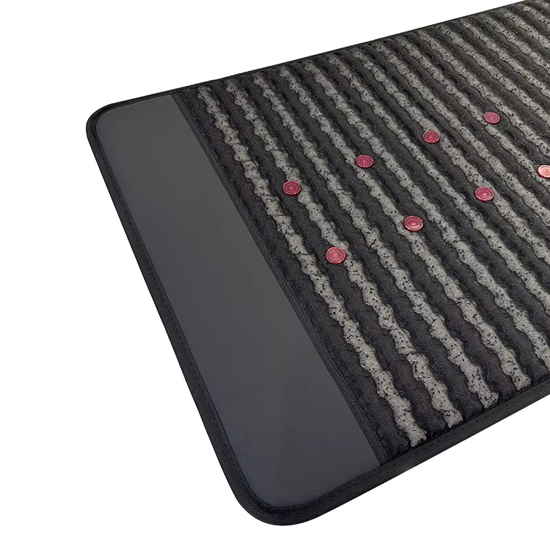 Full Body Biomat Natural Crystal Healing Stones Tourmaline Jade Far Infrared Heating Pad Mat