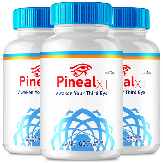 Pineal XT Supplement Official Pineal XT Gold to Awaken Your Third Eye Maximum Strength Pineal XT Brain Pills Pinealxt Nootropic Capsules to Improve Overall Health Pineal XT Brain Health Reviews(3Pack)