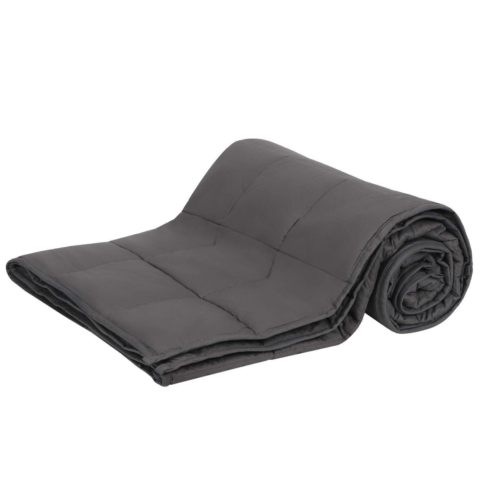 Promote Deep Sleep 15Lbs 72 X 48" Weighted Blanket Full Body Twin Size Deep Grey