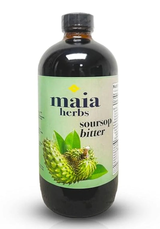 Maia Herbs Soursop Bitters Liquid 16Oz - Premium Holistic Immune Boost