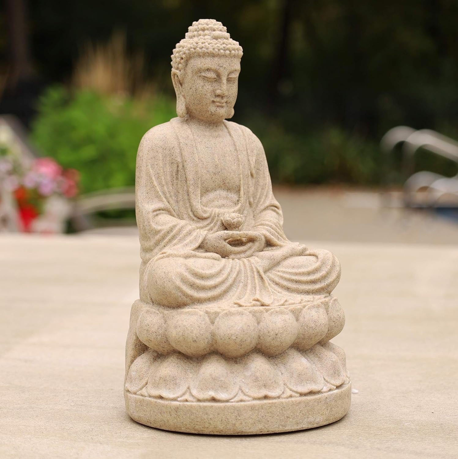 Dharmaobejcts Buddha Meditating Peace Harmony Statue - 9 Inches High