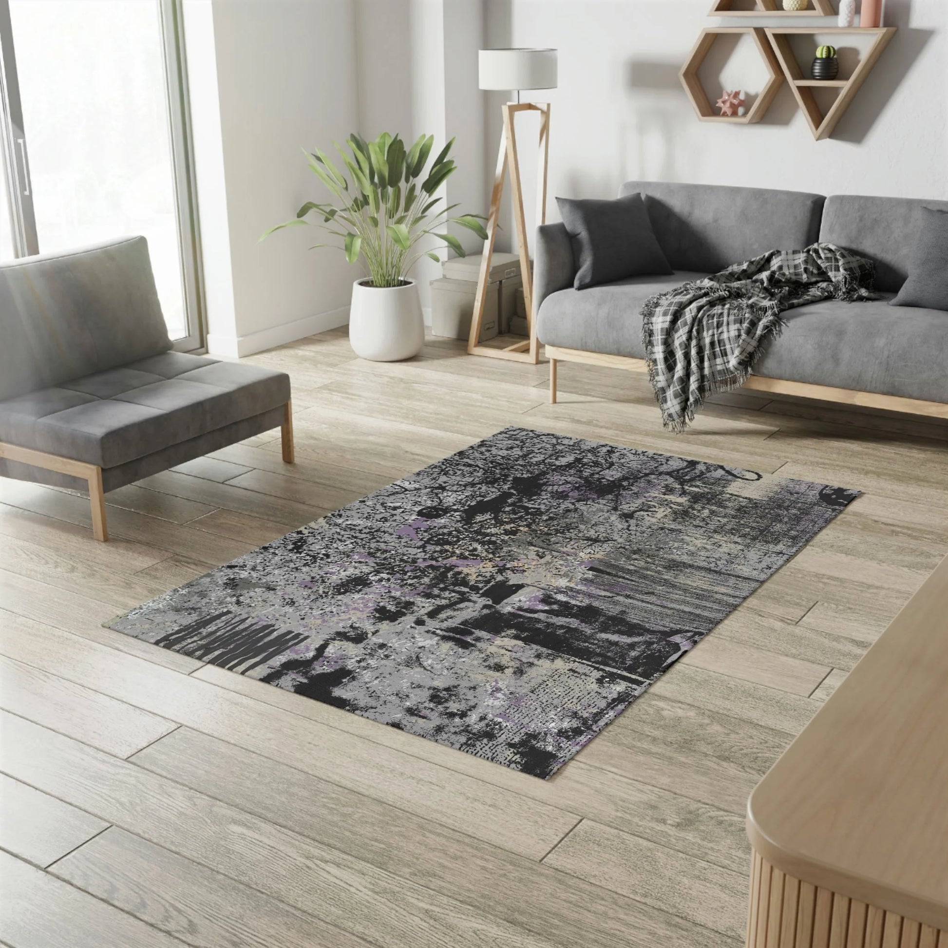 Area Rug Rectangular LILAC - Minimal by QN